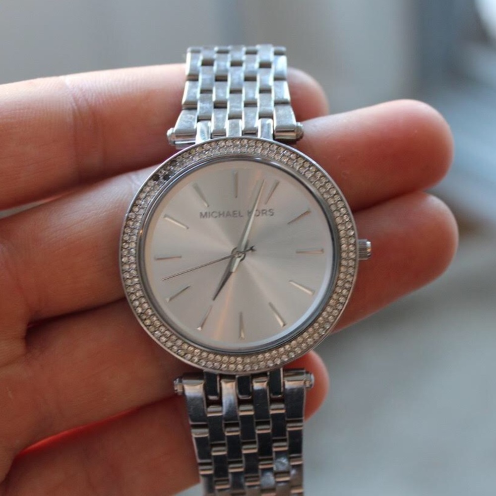 Michael Kors Darcy Silver Toned Watch